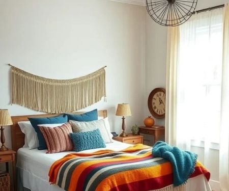 How to Layer Carpets and Rugs for a Cozy, Boho-Chic Look