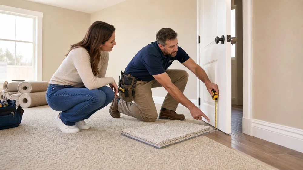 How to Plan Door and Baseboard Clearance for New Carpet