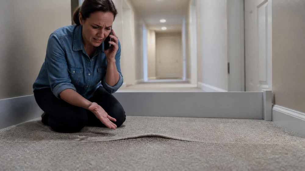 Carpet Seam Lifting: Protect the Edge and Call