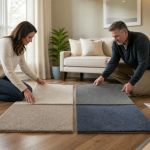 Carpet Samples at Home: Check Light, Color, Pile, and Return