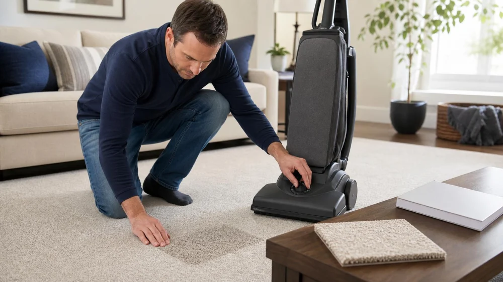 Vacuum Settings for Carpet: Test Height and Brush Action