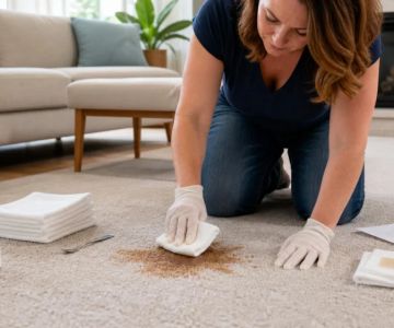 Carpet Spot Cleaning: Blot, Test, Rinse, and Recheck