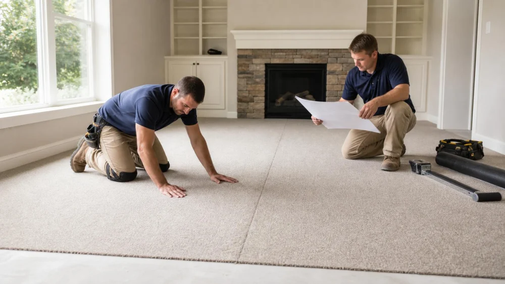 Carpet Seam Placement: Light, Traffic, and Room Layout