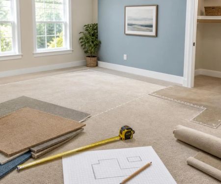 Carpet Measurement Worksheet: Include Closets, Doors, and Waste
