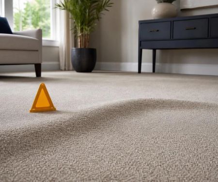Carpet Wrinkles or Buckles? Reduce the Trip Risk and Find the Cause