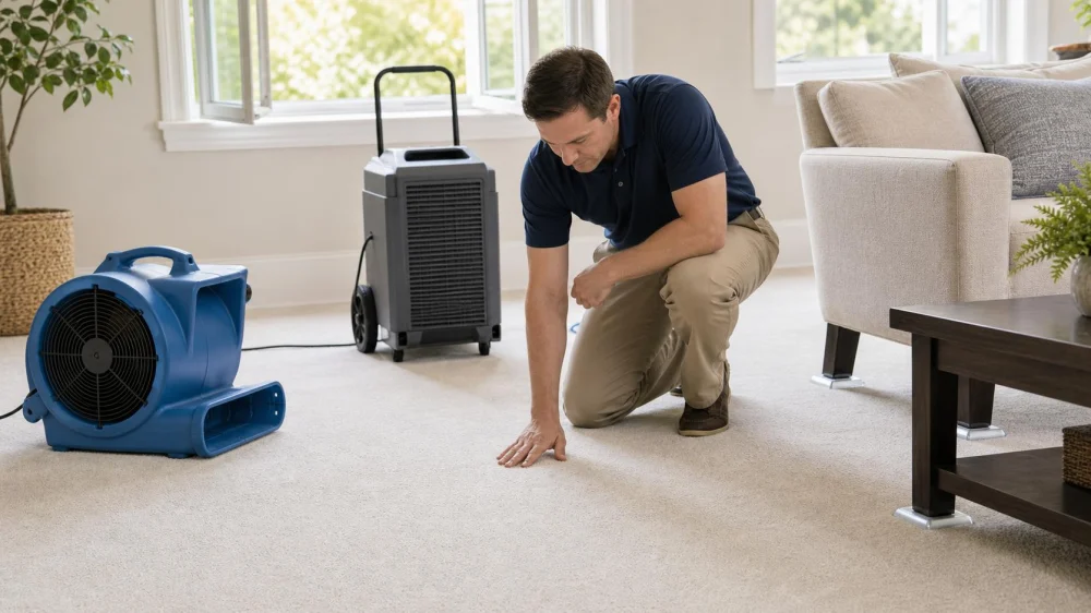 Carpet Wet After Cleaning: Dry, Ventilate, and Recheck