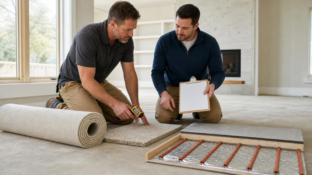 Carpet Over Radiant Heat: Check the Whole Floor System