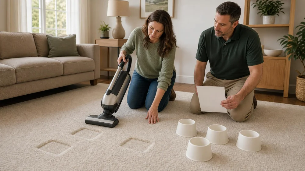 Carpet Furniture Dents: Test Gentle Recovery Without High Heat