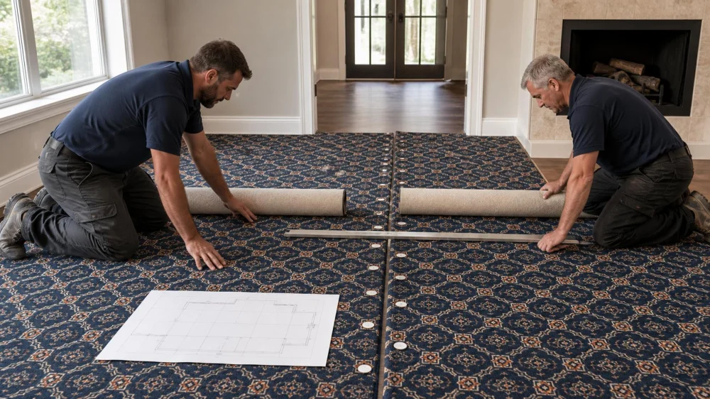Patterned Carpet Installation: Confirm Repeat, Match, Bow, Skew, and Waste