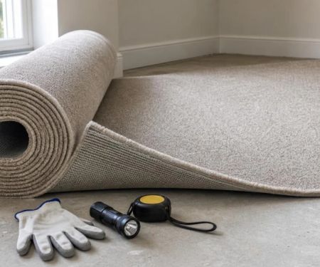 Carpet Roll Delivery Check: Color, Damage, and Details