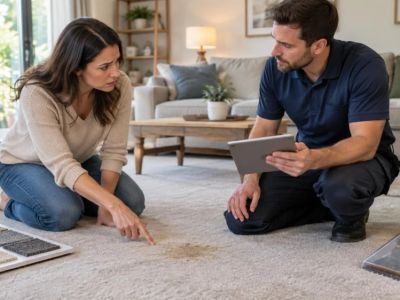 Carpet Service Quality Issue: Evidence, Remedy, and Follow-Up