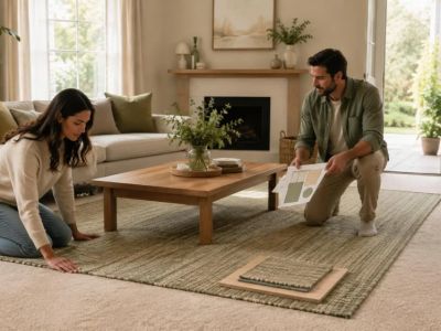 Area Rug Over Carpet: Grip, Curl, and Door Clearance
