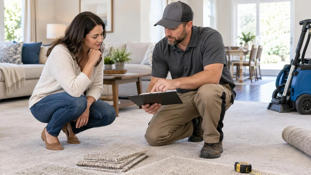 Carpet Service Change Order: Approve Scope and Cost in Writing