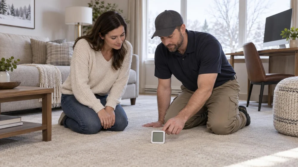 Carpet Static Electricity: Humidity, Fibers, and Electronics