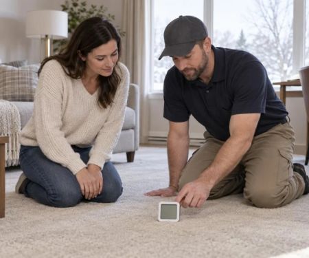 Carpet Static Electricity: Humidity, Fibers, and Electronics