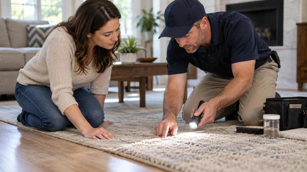 Carpet Moth Evidence: Fibres, Edges, and Inspection