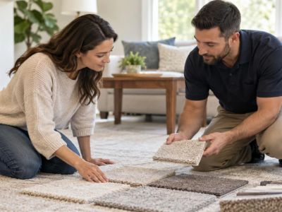 Carpet Sample Check: Light, Pile, Colour, and Room Use