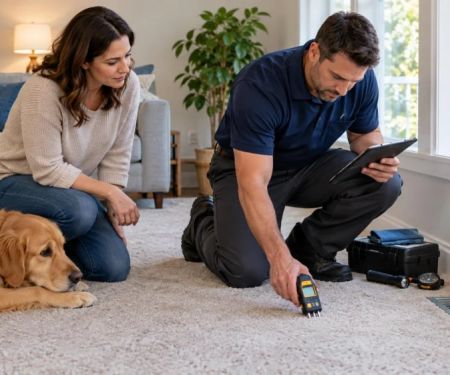Carpet Odour Source Check: Moisture, Pets, and Ventilation