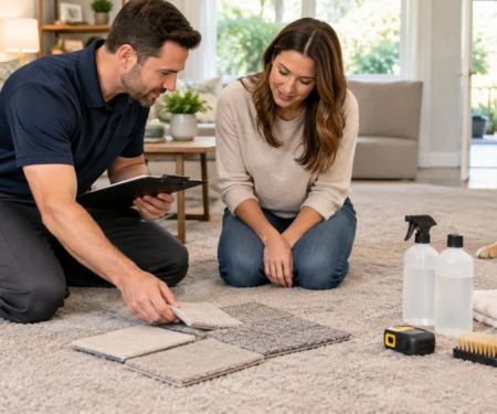 Carpet Protector Quote: Fibre, Coverage, and Drying