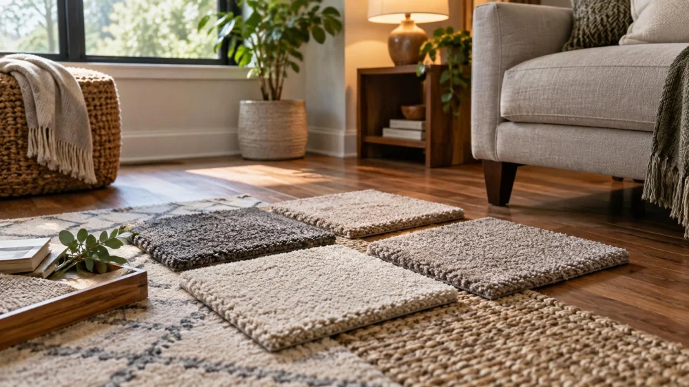 Carpet Sample Test: Light, Furniture, and Room Conditions