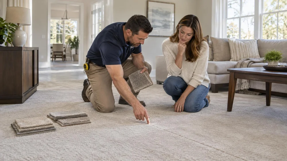 Carpet Seam Placement Review: Light, Traffic, and Furniture