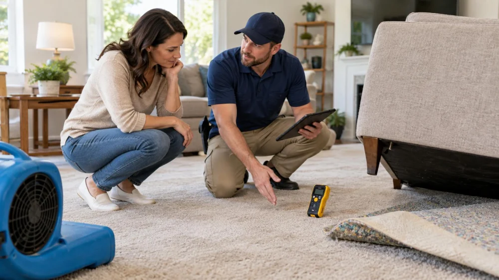 Carpet Furniture Return: Drying, Pads, and Timing