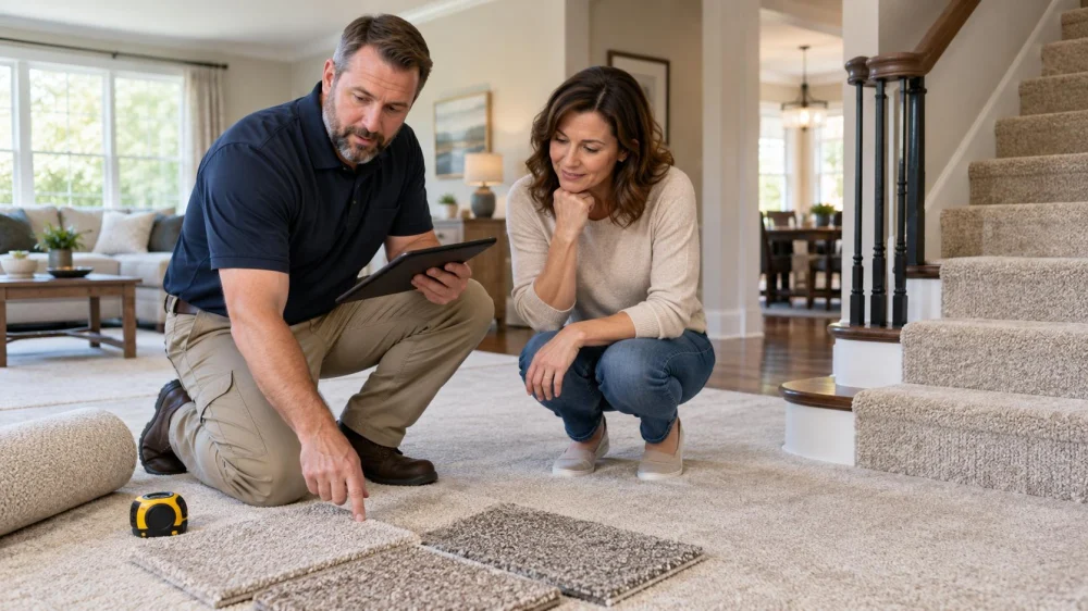 Carpet Quote Measurement: Rooms, Stairs, Waste, and Scope