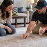 Carpet Spot Test Plan: Product, Hidden Area, and Drying