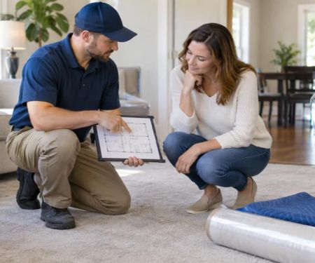 Carpet Furniture Move Plan: Rooms, Weight, and Protection