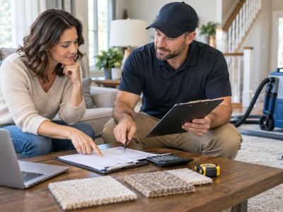 Carpet Service Invoice Review: Scope, Parts, Tax, and Balance